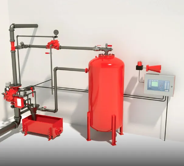 SYSTÈME INCENDIE À MOUSSE