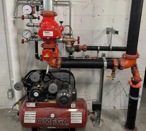 Fire-protection control valve